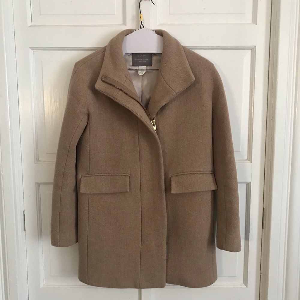 J. Crew Double Cloth Wool Cocoon Coat size 0